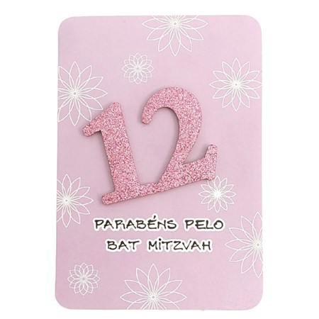 Cartão 12 Bat Mitzvá