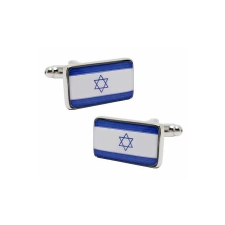 Abotoaduras Bandeira de Israel