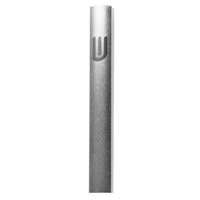 Mezuzá tubular cinza-fosca (alumínio) - 17 cm