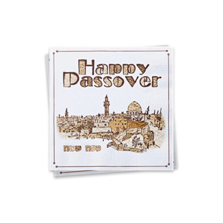 Guardanapos Happy Passover Jerusalem