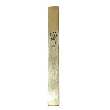 Mezuzá quadrada autoadesiva de 12 cm (alumínio) - Dourado